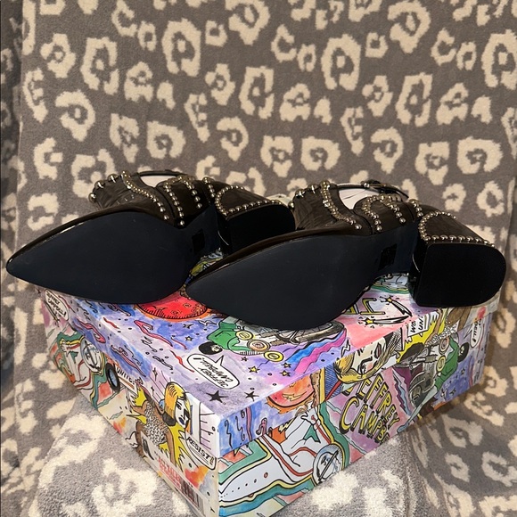 Jefffrey Campbell Raylan-ST Heeled Boots in Black & Sliver 😍 New & Never Worn 😍😍 - Picture 15 of 17